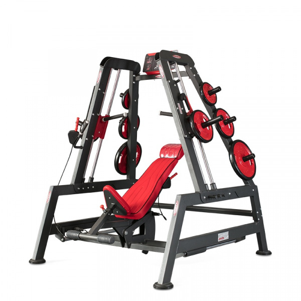 Силовая скамья Panatta для работы с гантелями (машина Смита) 1HP122